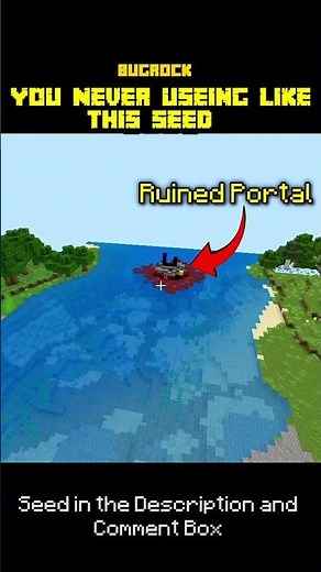 Minecraft Best Seed Ever Forever.....!💀💯🥀🗿👀✅