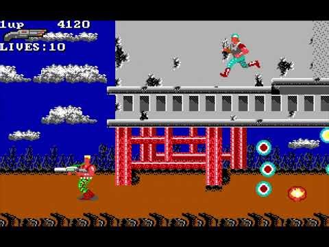 Super Contra (Super C - MS-DOS, 1990) - playthrough