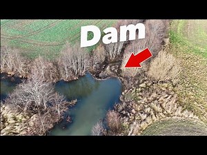 Destroying a Beaver Dam! Watch the Water Break Through