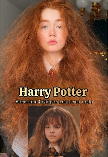 Hermione-Inspired Curly Hairstyle Tutorial