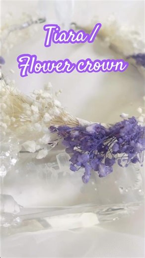 Tiara/ diy flower crown #yt #handmade #love #crown #song #cover #music #gajra #earn #earnmoney #live