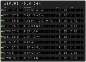 Flughafen Köln Bonn Abflug [CGN] Flugplan & Abflugzeiten
