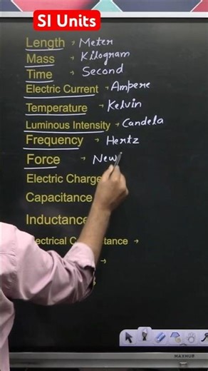 👉 Physics SI Units 📖🤔 !! SI Units in physics !! #physics #siunits #shorts #ytshorts #viralshorts