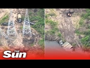 Ukraine destroys Russian column trying to cross Siversky Donets river