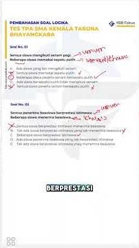 Part 2 Pembahasan Soal Logika tes SMA Kemala Taruna Bhayangkara #pembahasansoal #logika #mtk #bimbel