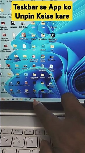 How to unpin any app from taskbar #shortsfeed #longshort
