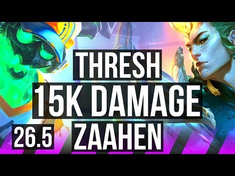 THRESH & Kai'Sa vs ZAAHEN & Sivir (SUP) | 15K damage | EUNE Master | 26.5
