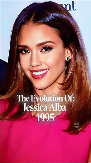 Evolution of Jessica Alba ❤️ #jessicaalba #celebrity #evolution