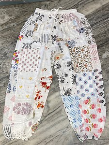 Boho Patchwork Harem Pants: Rayon Hippie Trousers - Etsy