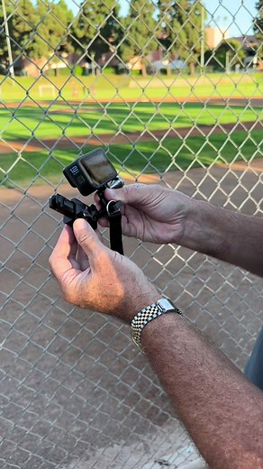 FenceClip mini Installation Instructions. Solid Metal from the fence to the Camera. Fast On and Off. Precise Positioning. The whole setup is small enough to fit in your jacket pocket. Get yours today and never miss another highlight. www.TheFenceClip.com promo code: homerun #gopro #fenceclip #softballtiktoks #littleleagueworldseries #softball