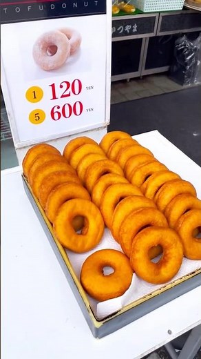 大阪おすすめ豆腐ドーナツ！#豆腐 #donuts #japan