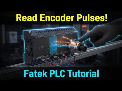 How to Read Encoder Pulses in Fatek PLC | Position Control Full Tutorial