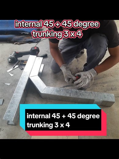 Internal 45 and 45 Degree Trunking Techniques