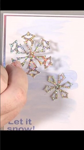 Spellbinders Snowflake Watercolour Bulk Make Christmas Cards
