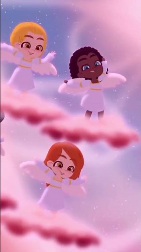 Ángeles Vuelan 👼✨, Canción Infantil - Mundo Canticuentos #shorts #angeles #cancionesinfantiles