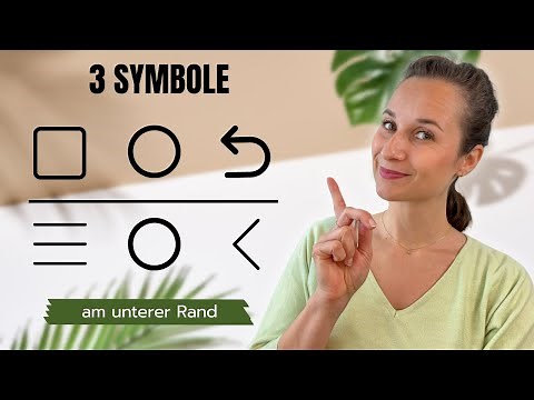 3 SYMBOLE AM SMARTPHONE - BEDEUTUNG