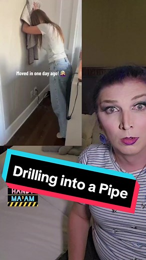 DIY Home Repair: Drilling into a Pipe