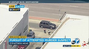 42K views · 442 reactions | WILD PURSUIT: Los Angeles police are chasing a wanted murder suspect - first in a pickup truck and then in a possibly carjacked SUV - over surface streets at high speeds through the city. Watch live coverage on ABC7: https://abc7.la/3KHwXPl | ABC7 | Facebook