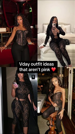 Valentine's Day Baddie Outfits for Glam Date Nights