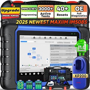 Autel Diagnosegerät MaxiIM IM508S mit XP200 Schlüssel Programmieren Gerät, 2026 Up von IM508 KM100 Schlüssel Programmierer, 2-Jahre Update, Experten& Smart Modu, 3K+ Bidirektionale Tests, 40+ Services