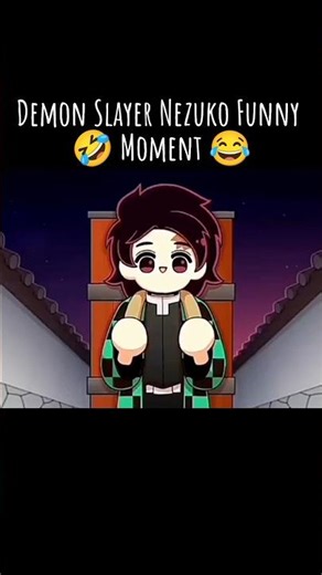 😂 Nezuko Funny Moment (Demon Slayer Parody) #anime #animeedit #demonslayer #animeamv #shorts.