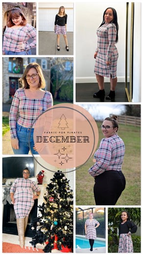 Two yards of fabric this talented team of beauties = PURE MAGIC. Sending fabric to our team and seeing what they create, that fits into their own style, is simply the best. ⁣ ⁣ Have you considered joining our monthly fabric subscription service? ⁣ #patternsforpirates #fabricforpirates | Patterns for Pirates