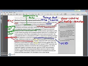 How to Annotate an Abstract