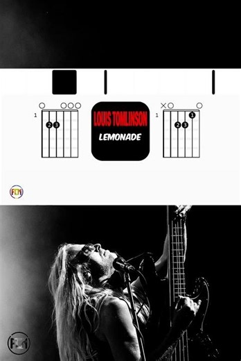 Louis Tomlinson - Lemonade • Short | Scrolling Guitar Chords & Lyrics