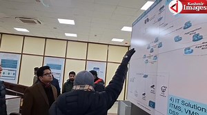 110K views · 797 reactions | Dr. Owais Ahmed, IAS, CEO of Srinagar Smart City, recently visited the Intelligent Traffic Management System (ITMS) center at the Integrated Command and Control Center (ICCC) in HMT Zainakote to review its operations and effectiveness. Report By TaHa wani #SrinagarSmartCity #ITMS #SmartTrafficSolutions #trafficsafety #TrafficManagement #trafficmanagement #KashmirImages | Kashmir Images | Facebook