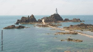 One of Jersey's most important landmarks, "La Corbière" lighthouse