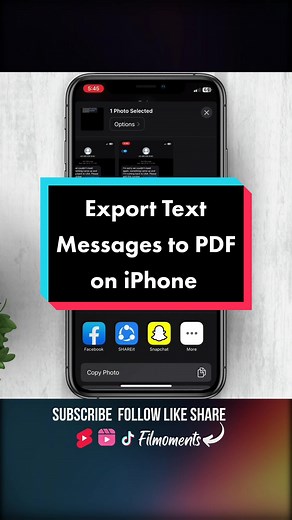 How to Export Text Messages to PDF on iPhone