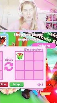 Trading For A Christmas Gift In Adopt Me!