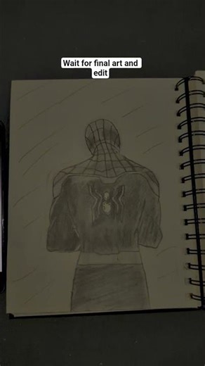 subscribe 🔥spider man ton Holland art from marvel #drawing #art #hair #spiderman #marvel
