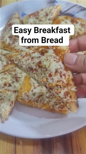 Breakfast for Kids/Easy recipe from bread/Cheese Toast #shorts #shortsfeed #ytshorts #breakfastidea