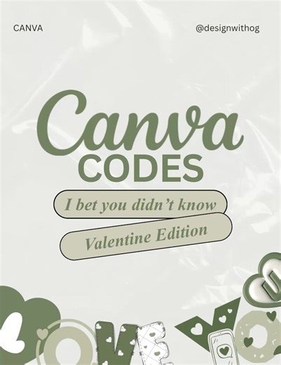 Design With OG Onyejiuwa / Canva Templates/ Passive Income on Instagram: "These Canva font elements are honestly too good to keep to myself 🤍 Quick tip: Copy the codes and paste them into Canva → Elements search to unlock them instantly. I’m sharing 10 here, but I added 17 extra you’ll love (Valentine edition 💌). 👉 Comment “LOVE” and I’ll DM you the full 25+ Canva font codes for FREE Save this, share with a Canva bestie, and if you love Canva hacks + design tips, you’re i