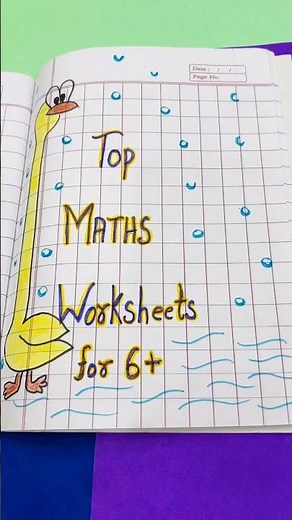 Top Maths Worksheets for Kids (6+ ) | Easy & Fun Learning 📚✨