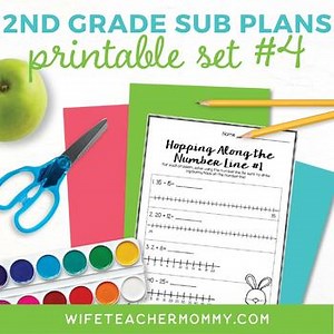 2nd Grade Sub Plans Printable Set #4