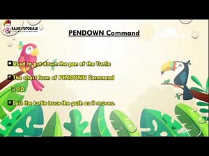 PENUP, PENDOWN, PENERASE, PENNORMAL Command ।। MSWLogo - Drawings।। Tutorials by Rajib Biswas