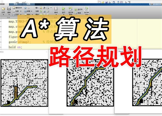 MATLAB利用AStar/A*/A星算法路径规划代码实例
