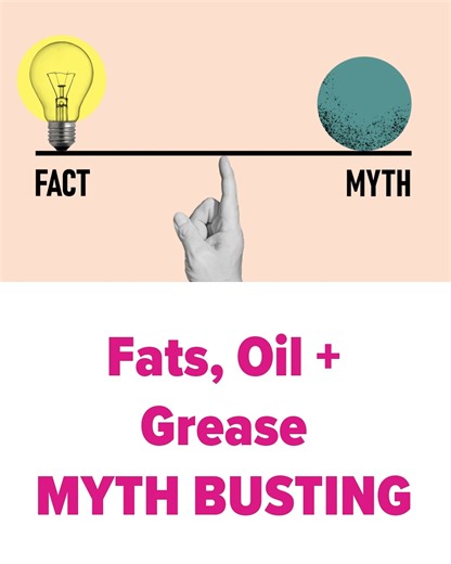1.5K views · 12 reactions | Think you know how to dispose of cooking grease? Think again! These common myths can cost you thousands in repairs and put stress on the water reclamation facility and piping! #CanaveralCares #TheMoreYouKnow #FatsOilsAndGreaseMyths | City of Cape Canaveral- Government | Facebook
