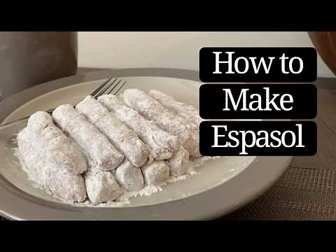 HOW TO MAKE ESPASOL | an easy Espasol recipe with evaporated milk and glutinous rice flour