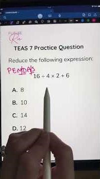TEAS 7 Practice Question Explained #teas7 #atiteas