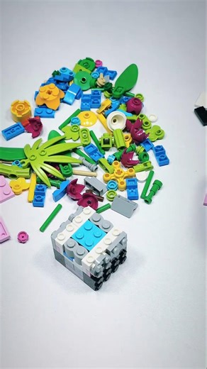 Wait for the FINAL Bloom 🌸 LEGO Build | Series 2/15 #shorts #new #lego #flowers