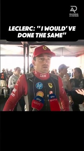 Leclerc’s Take on Hamilton’s Move