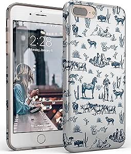 Casely Classic Collection Case Compatible with iPhone 6/7/8 Plus | Wild West Adventure | Desert Western Case