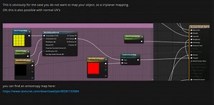 Sascha Henrichs Freelance 3D Environment Artist - Wiring up Anisotropy in an Unreal Engine Shader