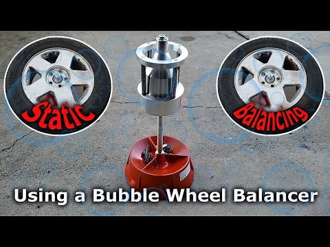 Wheel Balancing - Using a Manual Static Bubble Balancer