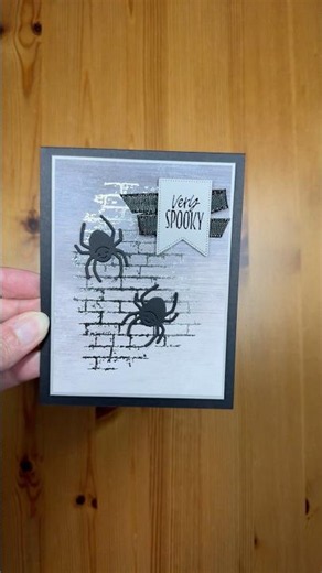 Stampin’ Up! Web Of Fun Halloween Card #diy #patternedpaper #papercrafting #foldablepapercrafts