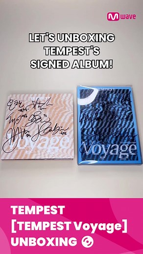 I wanna be yours ✨ TEMPEST’s Signed Album Unboxing📦 💿 : 5th Mini Album ⛴TEMPEST Voyage💫 Link for purchase 👉👉 bit.ly/TEMPEST_Voyage #템페스트 #TEMPEST_Voyage | Mwave