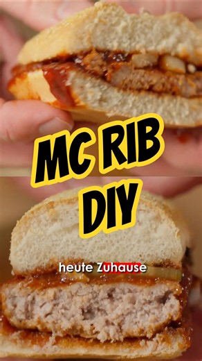 McRib DIY: Besser und günstiger als das Original! 🍔 #mcrib #mcdonalds #fastfood #diy